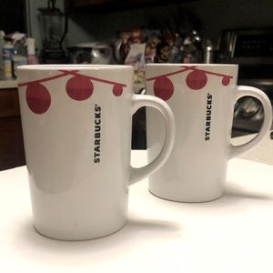 ☕️Set of Starbucks Holiday Ornament Mugs☕️